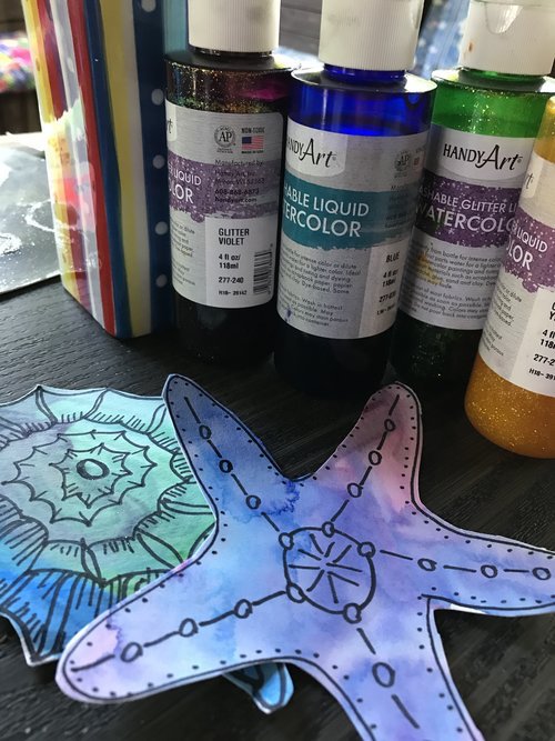 Pan versus liquid watercolors for kids!