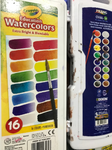 watercolors for kids - prang and crayola