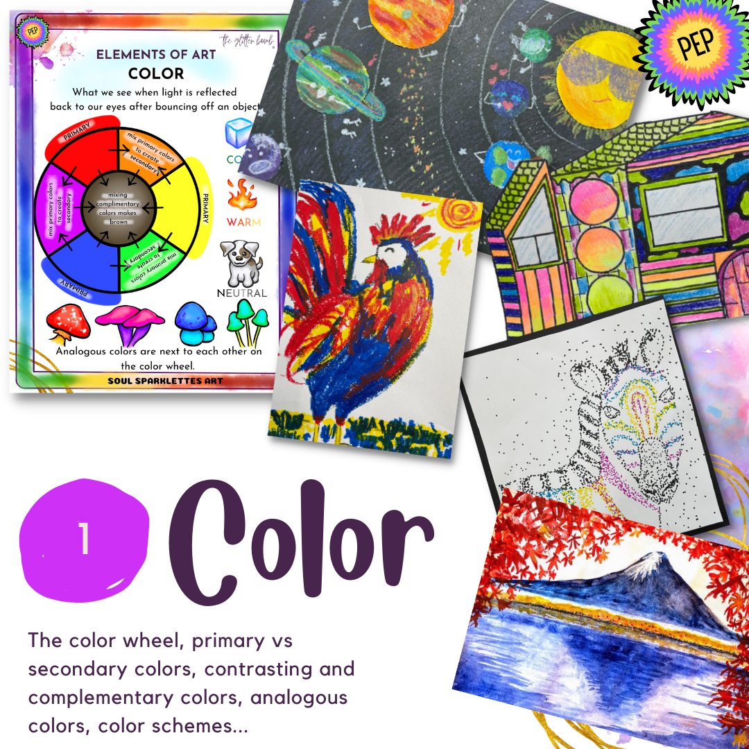 How To Teach Color Elements Principles Of Art Series