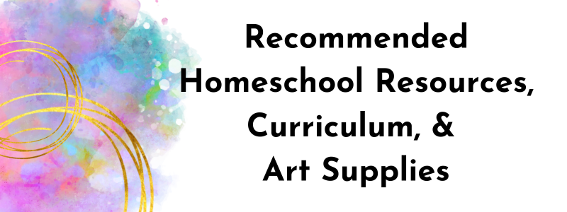 Must Have Summer Art Supplies - Heart and Soul Homeschooling
