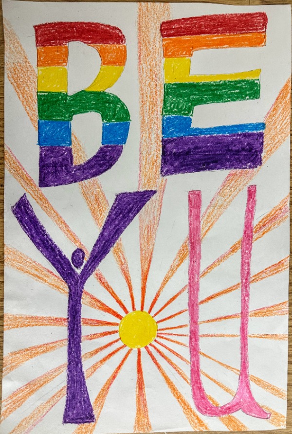 pride month art project coloring